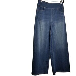 HALARA Women's Wide Leg Jeans - Deep Blue